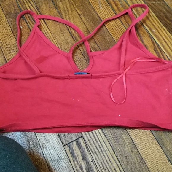 Red Crop Top - Picture 3 of 4